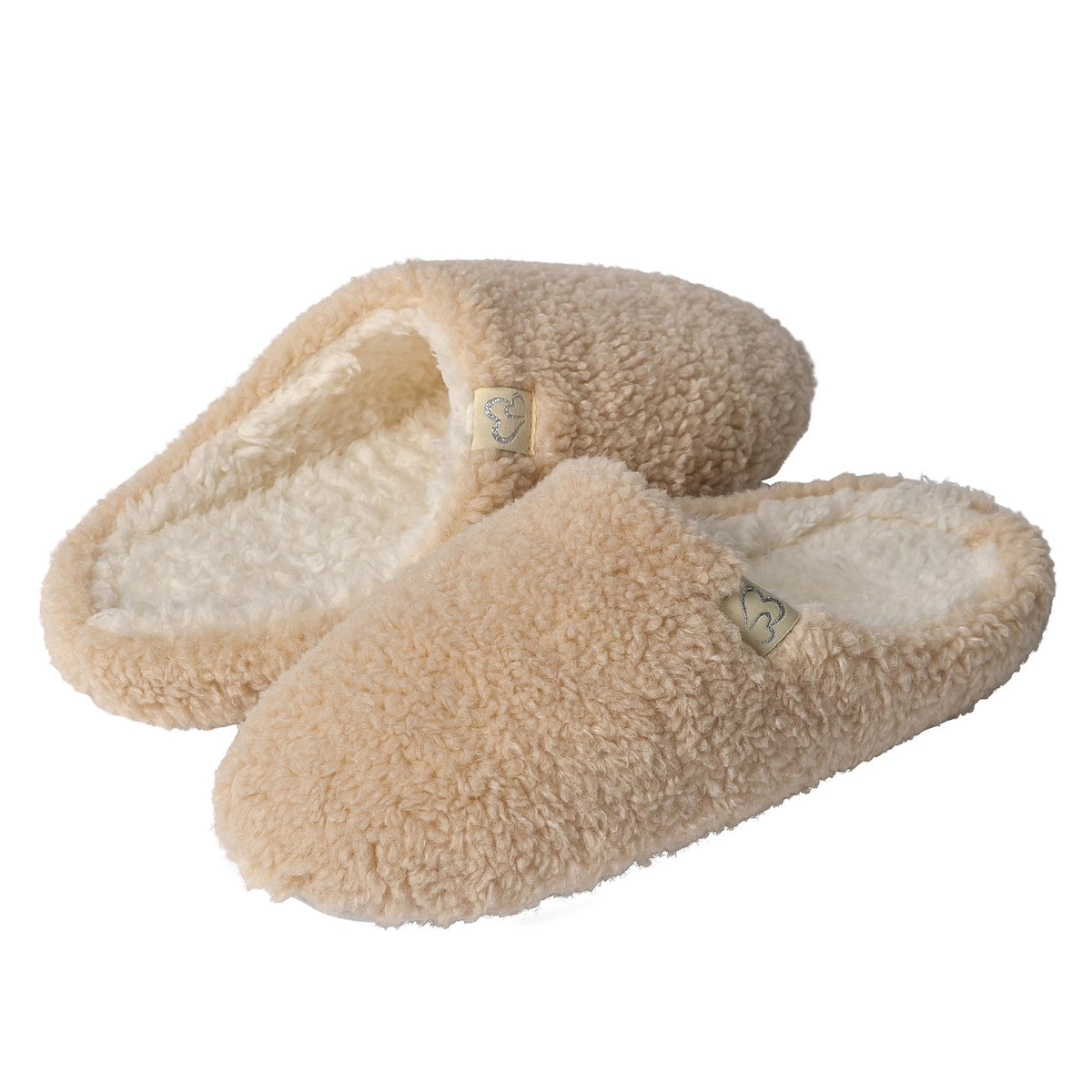 Womens Indoor Slippers Beige