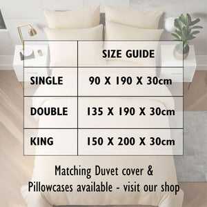 Beige 2pk Fitted Sheet - Microfibre