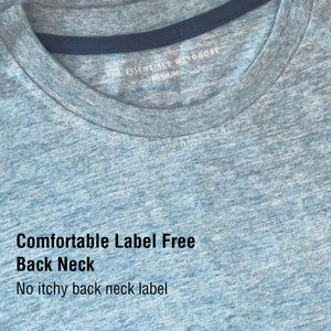 Blue Marl/Navy Shorty Pyjamas Set