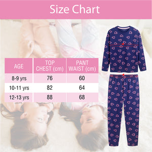 Girls 3PK Sleep LS Long Pyjamas Older