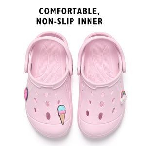 Girls Comfort Pastel Pink Clogs