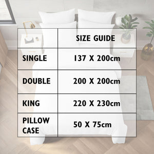 White Duvet Cover Set - Microfibre