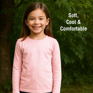 Girls 3pk Pink/Taupe/Olive T- Shirt