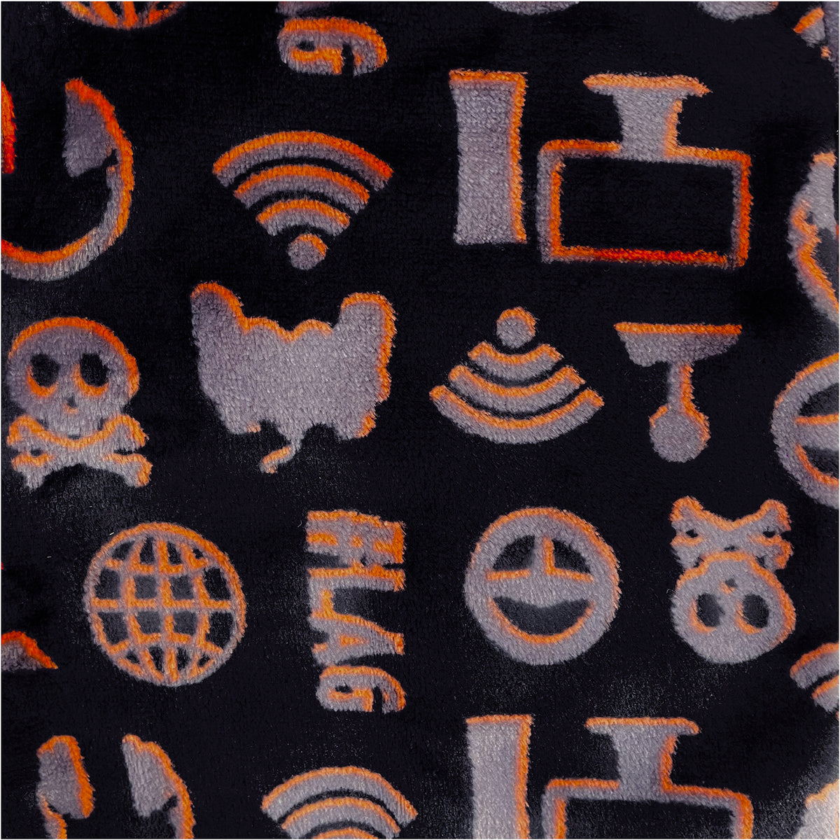 Boys Black Game controller Flannel Fleece Pyjama Set