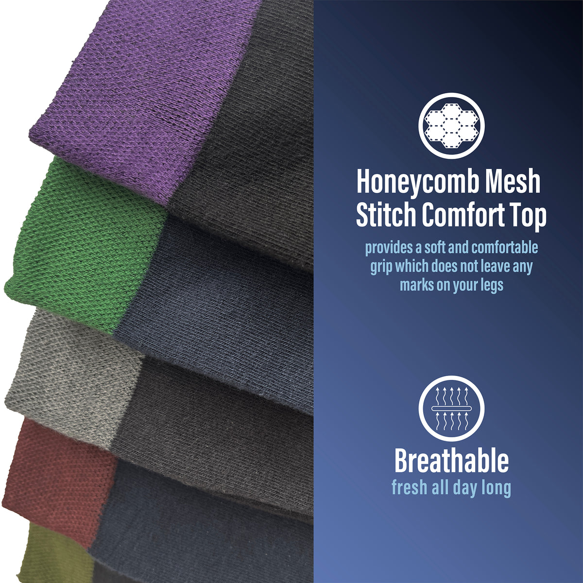 Mens 20pk Coloured Top Socks 