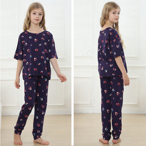 Girls Cosy animal Print Pyjamas