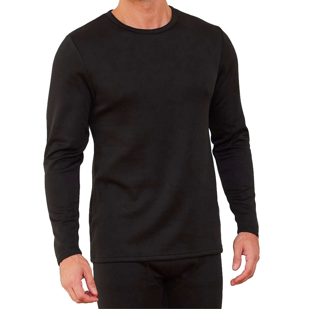 1PK Mens Thermal Underwear Black