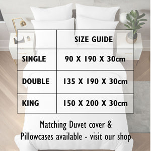 White 2pk Fitted Sheet - Microfibre