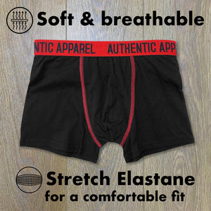 Boys 5 Pack Boxer Black