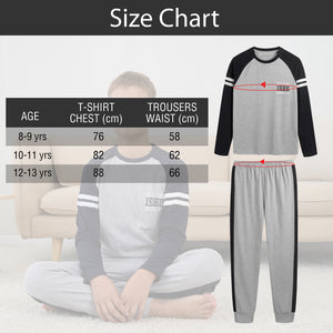 3PK Boys New York LS Long Pyjamas
