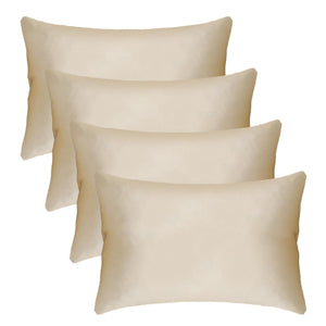 Beige 4pk Pillowcase - Microfibre