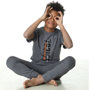 Boys Short Sleeve Offline Gamer Pyjamas