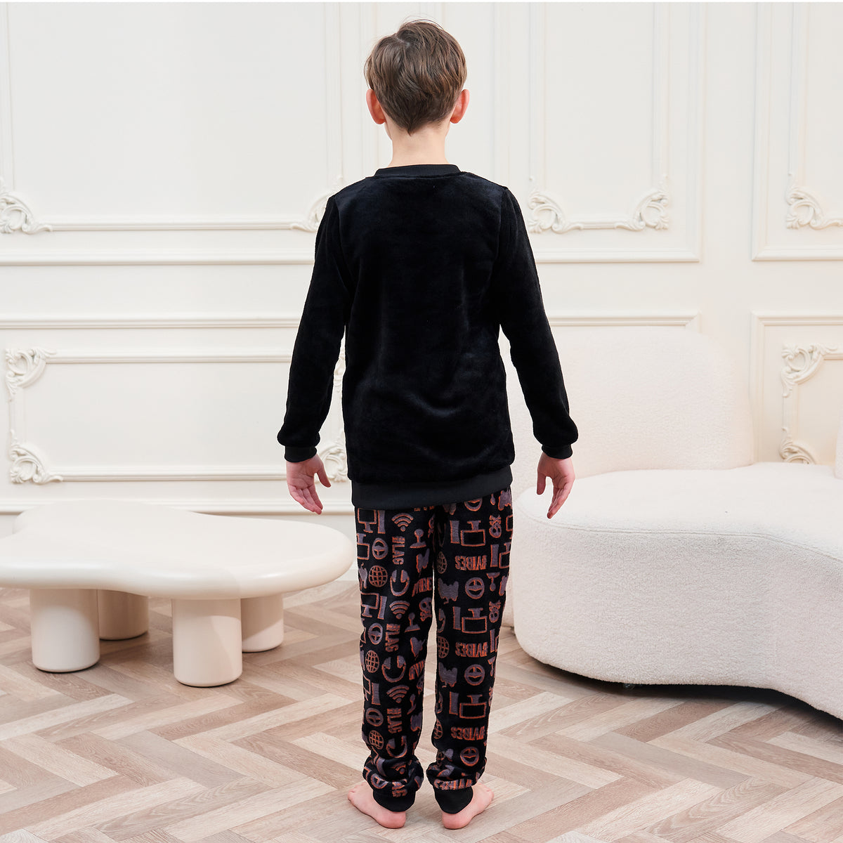 Boys LS Pyjamas Set - Flannel Fleece weekend 