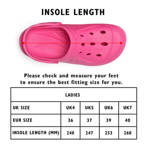 Womens Comfort Lilac Clogs 