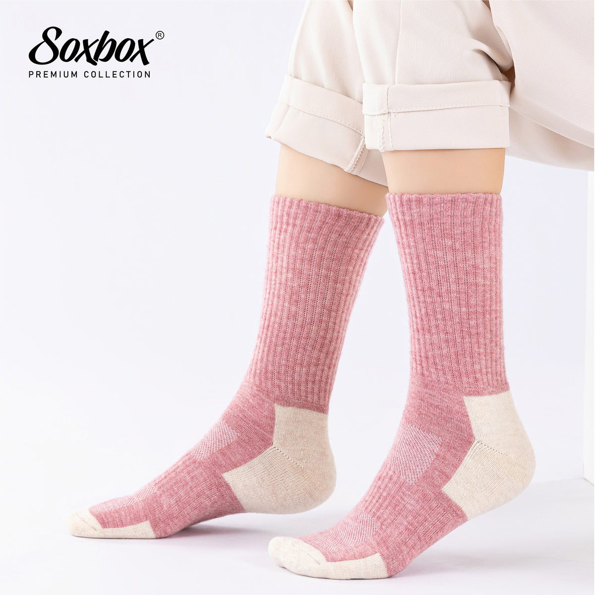 Womens 4 Pack Thermal Socks - Soxbox (Assorted)