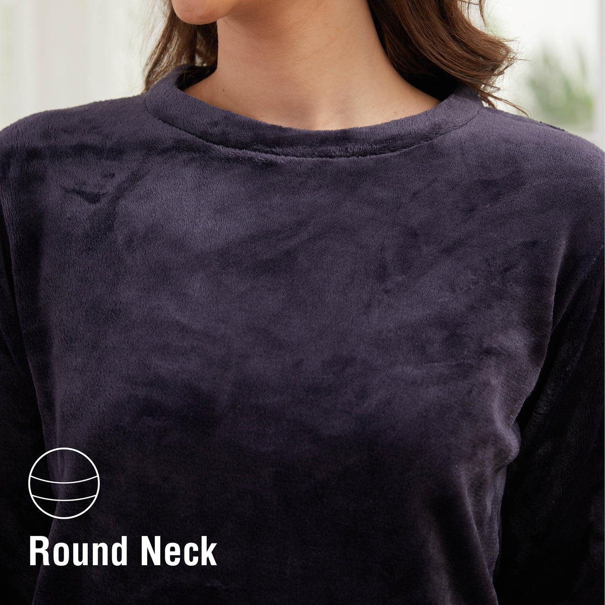 Ladies Zebra Print Flannel Fleece Pyjama Set 