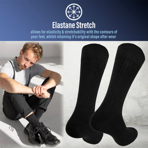 Mens 20pk Ribbed Ankle Socks 