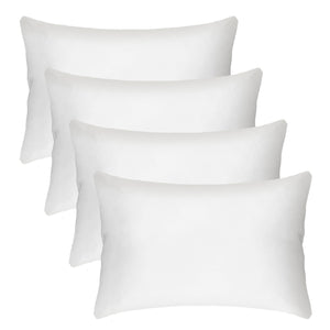White 4pk Pillowcase - Microfibre