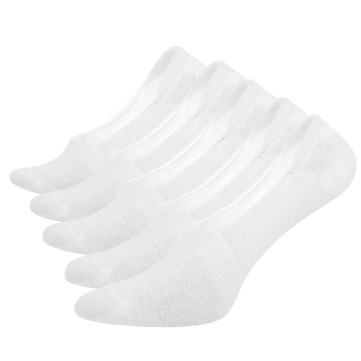 Invisible Socks White 5 Pack