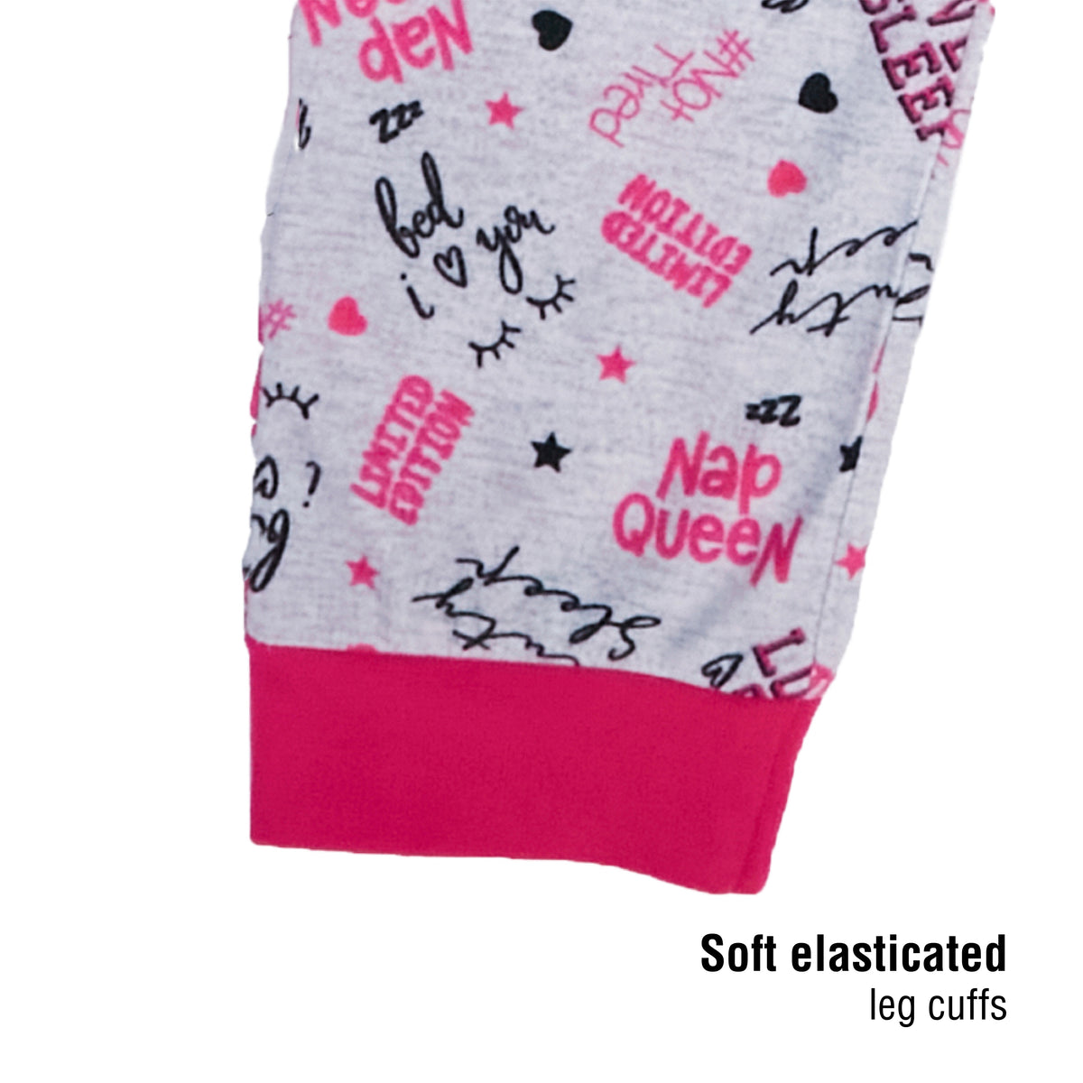 Beauty Sleep Supersoft Lightweight Fleece Cosy Pyjama Set