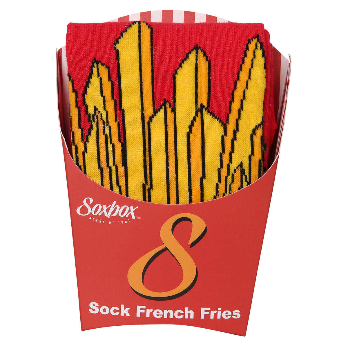 Soxbox French Fries Novelty Socks 1 Pack