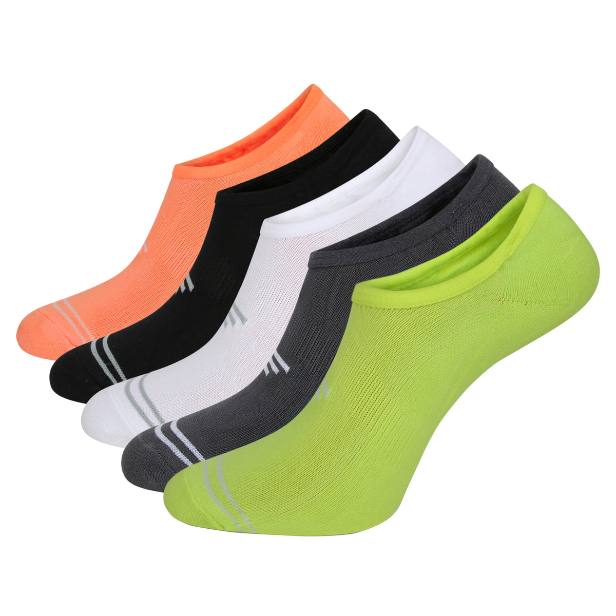 Techni Footsie Socks Assorted 5 Pack