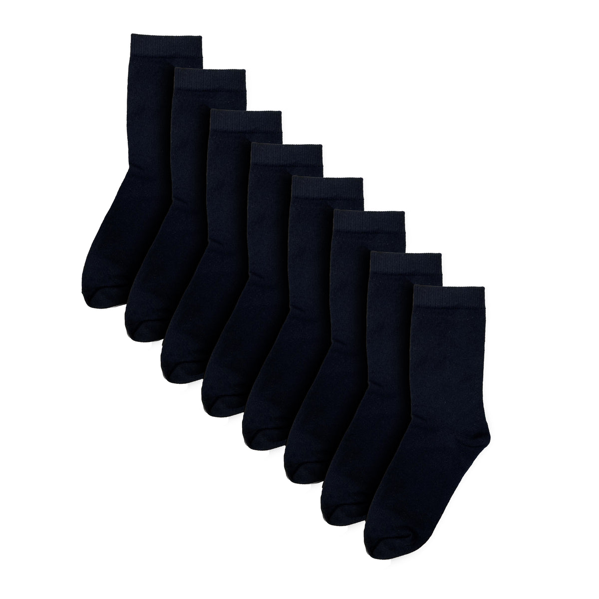 Black Socks 8 pack