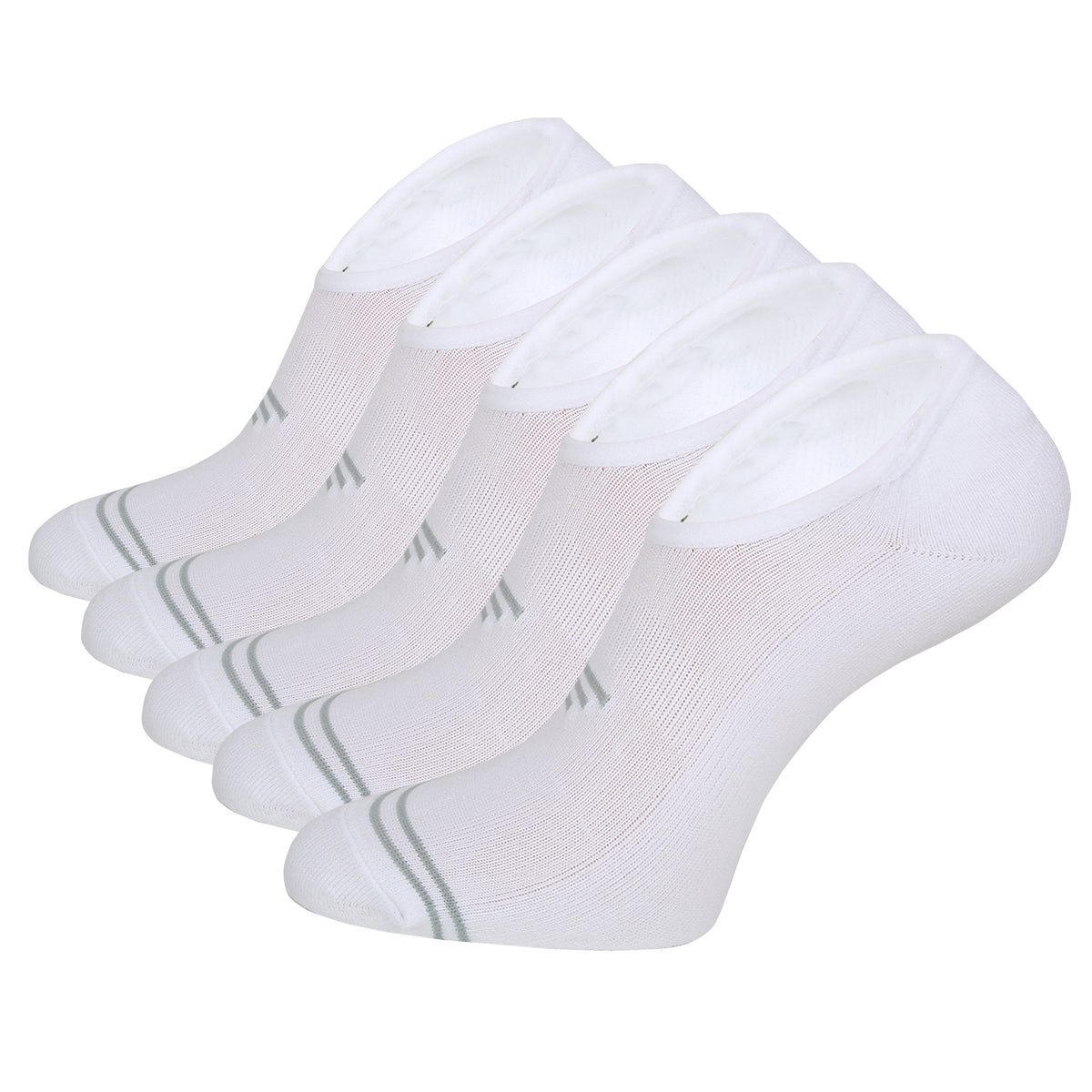 Techni Footsie Socks White 5 Pack